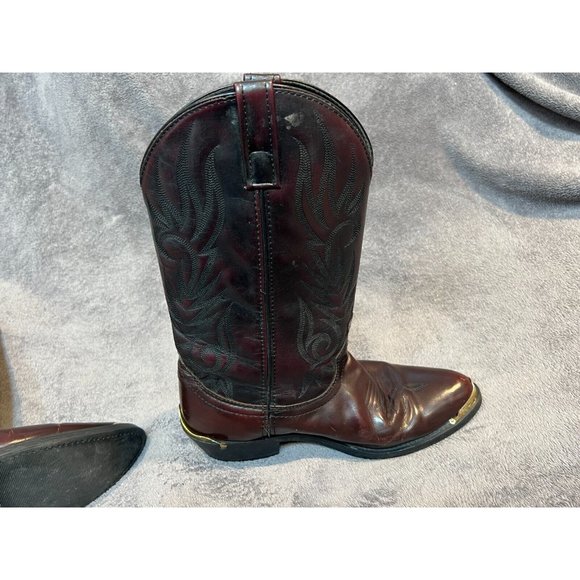 Laredo Leather Metal Tip Western Boots 12628, Mens Size 11 Extra Wide - Picture 5 of 13